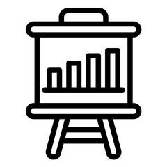 Statistics Presentation Icon