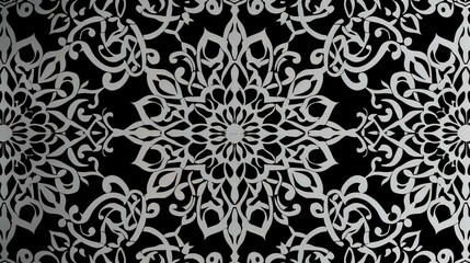 Fototapeta premium moroccan tiles seamless pattern wallpaper