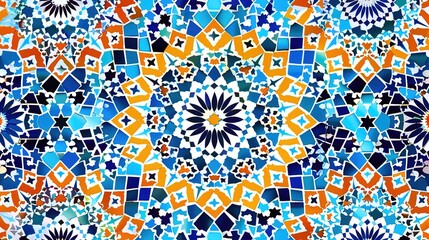 moroccan tiles seamless pattern wallpaper