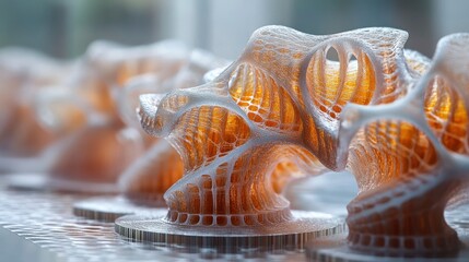 Nano-scale 3D printing process building complex structures layer by layer