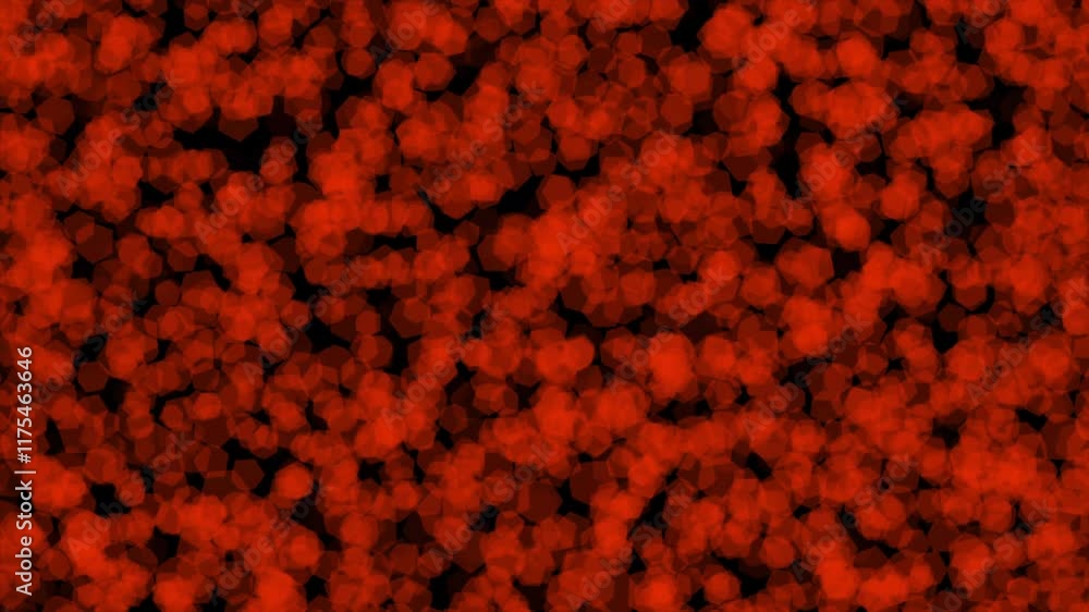 Aufkleber abstract triangles modern red round bokeh background. 3d render. diamonds 3d illustration.