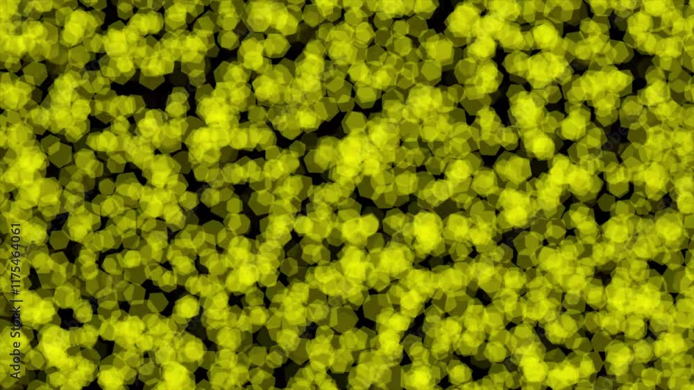 Poster abstract yellow bokeh night as background and texture. abstract triangles modern background with spa