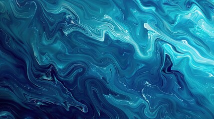 Fototapeta premium oceanic wave seamless pattern wallpaper