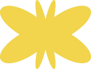 Minimalist geometric element vector illustration