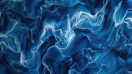 Obraz premium oceanic wave seamless pattern wallpaper