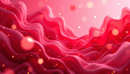 Abstract pink wave background with soft textures