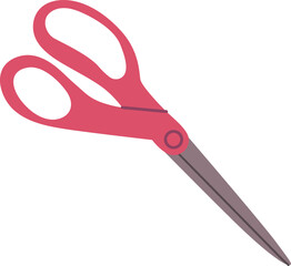 Sewing scissors accessory vector illustration