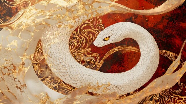 Chinese New Year.lunar new year,year of the snake.&nbsp;symbolizes the Lunar New Year of China.