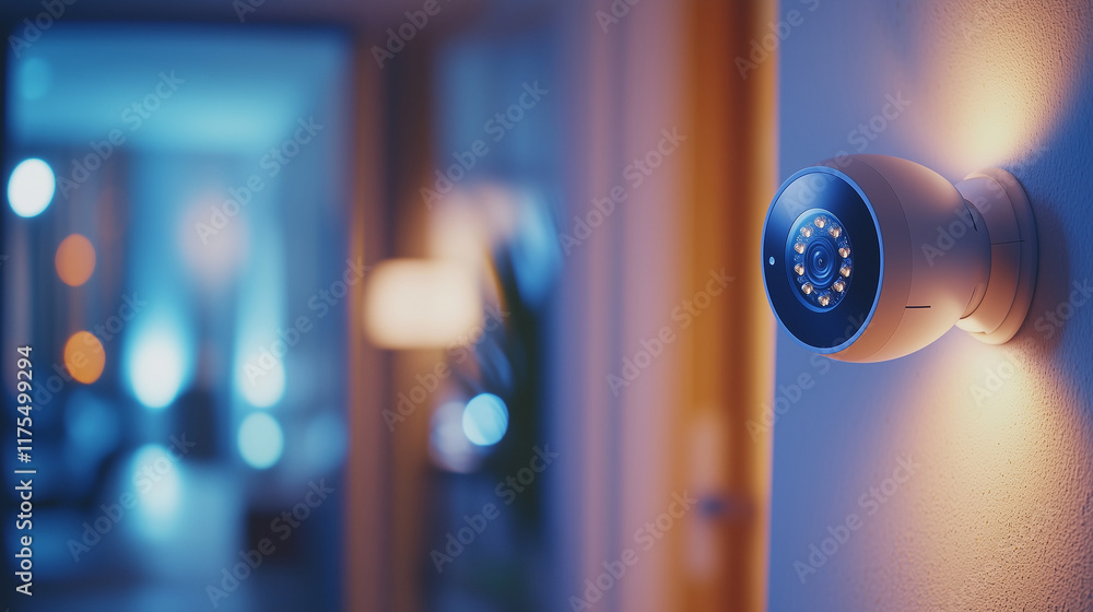 Poster smart home security system with iot automation and alerts