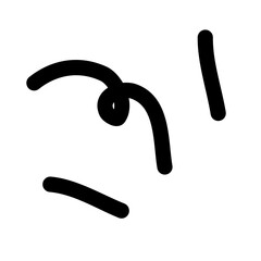 Doodle shine sunburst sparkle ray element