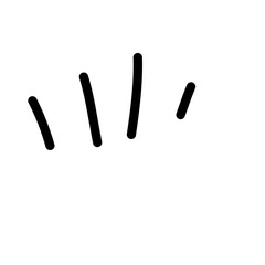 Doodle shine sunburst sparkle ray element