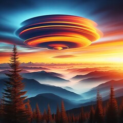 9 Lenticular clouds Smooth lens shaped clouds that form when moi