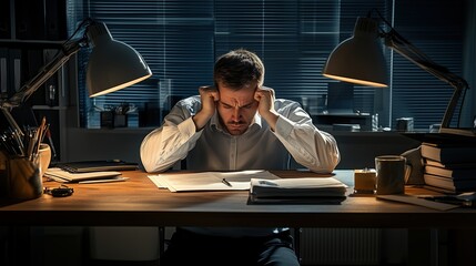 Stressful Work Environment Late Night