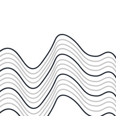 Aesthetic Wavy Corner Line