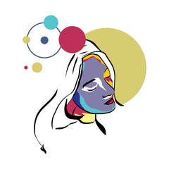 Girls, Enjoy Your Problems Bye, typograhy graphic design, vector illustration