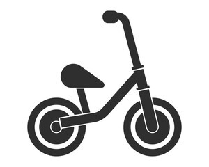 bicycle silhouette vector illustration