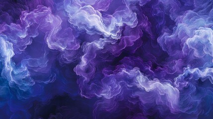 Mesmerizing abstract design of swirling purple and blue liquid with fluid lines and curves