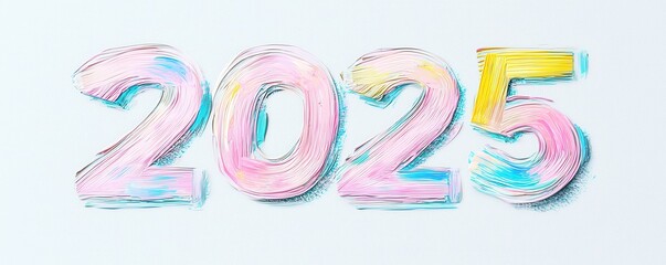 Obraz premium Colorful representation of the year 