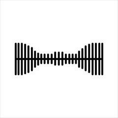 PriVector sound wave icon,with white backgroundnt