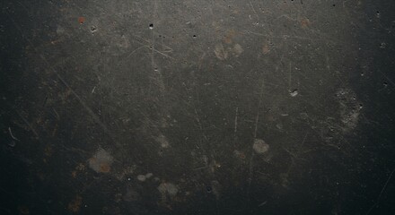 Fototapeta premium Dark Gray Scratched Concrete Texture Background Grunge Industrial Surface Distressed Wall