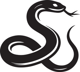 black snake vector illustration