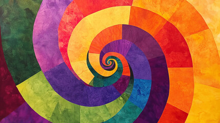 Obraz premium Colorful Sprial background