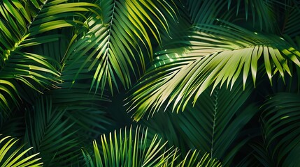 tropical palm seamless pattern wallpaper