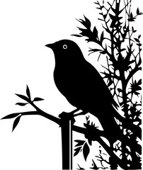 vector illustration of a bird