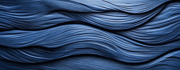Dark Blue Wooden Texture with Abstract Lines