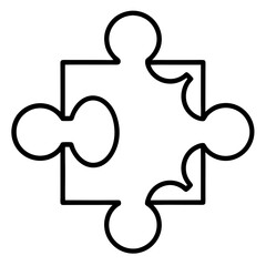 Interlocking Puzzle Vector Designs for Inspiration