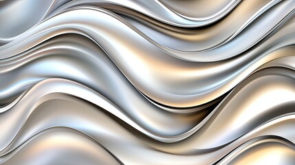 Obraz premium Silver and Black Gradient Wave Background