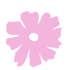 abstract retro organic shapes vector