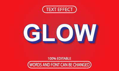 text effect font 3D editable text effect