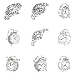  watch and alarm clock blank