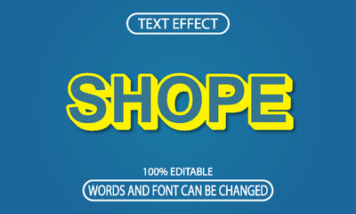 text effect font 3D editable text effect
