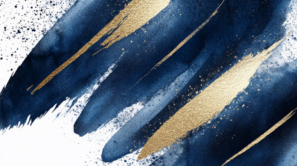 Detailed focus on graduation-themed watercolor design with rich colors and gold accents.