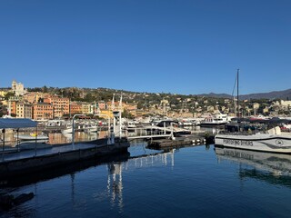 Obraz premium boats in the harbor