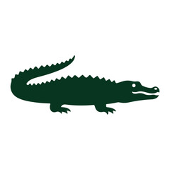 Crocodile silhouette 