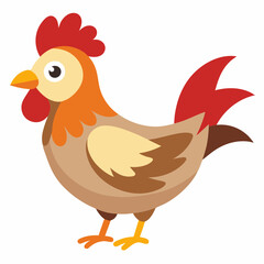 hen and rooster
