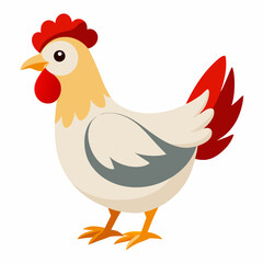 hen and rooster