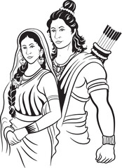 Illustration of a simple  flower-