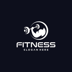 Everyday sports and fitness logo, a collection of fitness logos with a futuristic style.