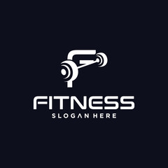 Everyday sports and fitness logo, a collection of fitness logos with a futuristic style.