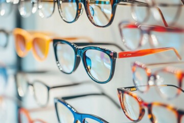 A boutique eyewear shop with a focus on designer frames, featuring clean layouts and an inviting modern aesthetic