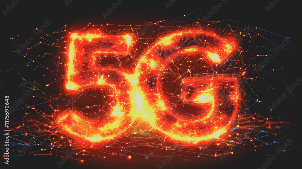 Poster vibrant and bold display of the number thirty in striking shades of bright orange and red creating a