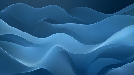 Obraz premium Abstract Blue Wave Patterns