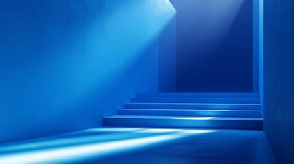 Obraz premium Abstract Blue Architecture