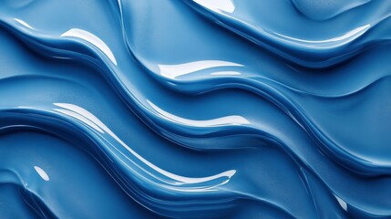Blue Liquid Waves Texture