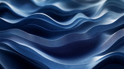 Fototapeta premium Abstract Blue Waves Background