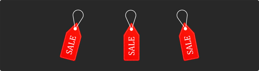 sale banner template design for web or social media.  Vector illustration EPS 10